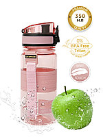 Бутылка для воды UZSPASE Magic Frosted 350ml светло-розовый