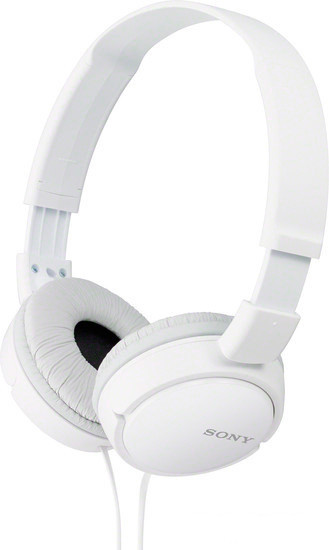 Наушники с микрофоном Sony MDR-ZX110AP (белый) - фото 1 - id-p173136451