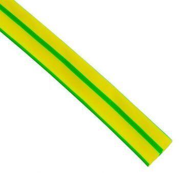 Техэнерго Трубка термоусаживаемая ТУТ 3/1,5 жёлто-зелёный нг (200м) - фото 1 - id-p173514800