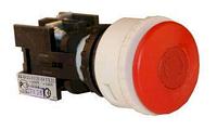 Техэнерго Выключатель кнопочный ВК-43-21 01131 1р красн. гриб с фикс.