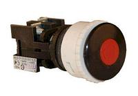 Техэнерго Выключатель кнопочный ВК-43-21 11131 1з+1р черн.гриб с фикс.