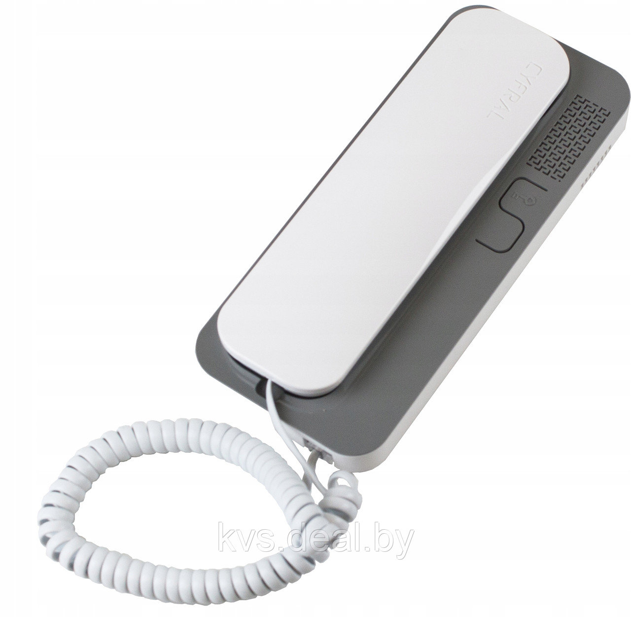 Домофонная трубка квартирная переговорная Unifon Smart B белый-серый для ПИРРС - фото 2 - id-p173126676