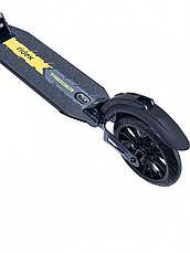 Самокат двухколесный Ridex Trigger (черный/желтый), фото 2