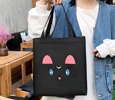 Дорожный набор зайка (рюкзак, сумка, клатч, пенал) чёрный, фото 2