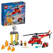 Lego Конструктор LEGO City Fire Спасательный пожарный вертолёт 60281