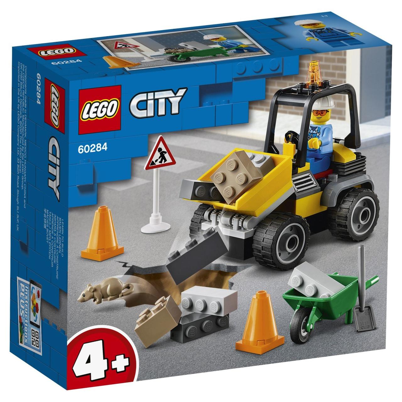 Конструктор LEGO City Автомобиль для дорожных работ 60284 - фото 2 - id-p173522888