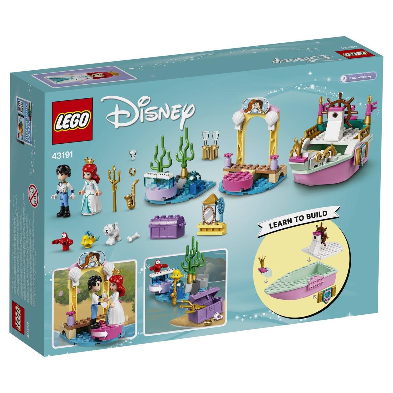 Конструктор LEGO Disney Princess Праздничный корабль Ариэль 43191 - фото 3 - id-p173522893