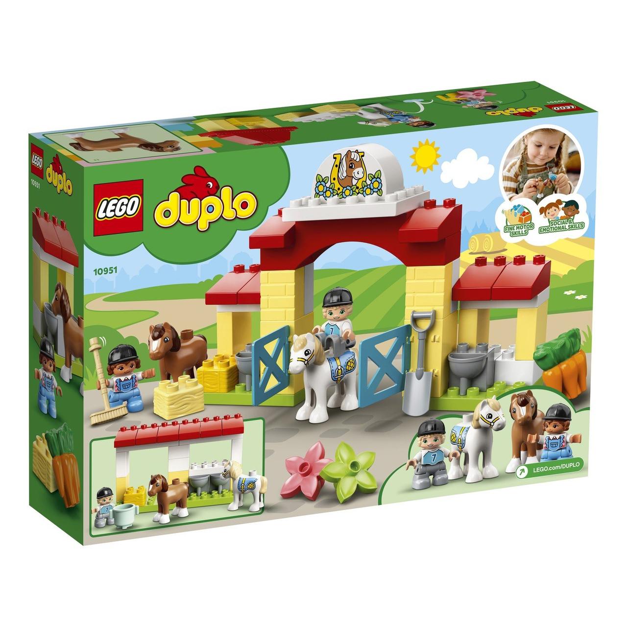 Конструктор LEGO DUPLO Town Конюшня для лошади и пони 10951 - фото 3 - id-p173522910