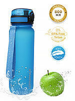 Бутылка для воды UZSPASE Colorful Frosted 800ml синий