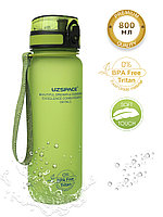 Бутылка для воды UZSPASE Colorful Frosted 800ml зеленый