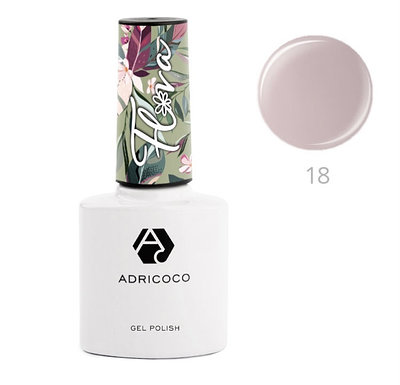 Гель-лак ADRICOCO FLORA №18 - дикий тюльпан (8 мл.)