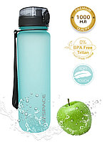 Бутылка для воды UZSPACE Colorful Frosted 1000 ml сине-морской