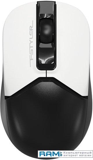 Мышь A4Tech Fstyler FG12 (белый/черный) - фото 1 - id-p173585735