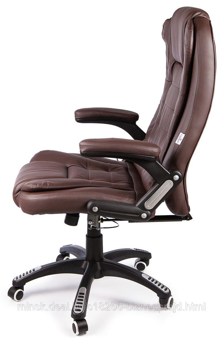 Вибромассажное кресло Calviano Veroni 53 (коричневое, с массажем) - фото 5