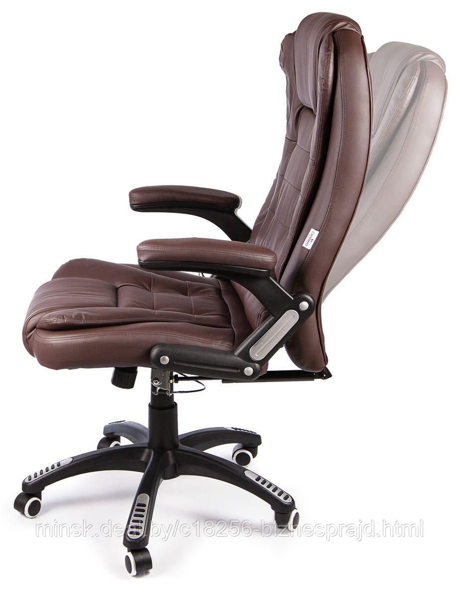 Вибромассажное кресло Calviano Veroni 53 (коричневое, с массажем) - фото 6