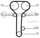 Комплект ГРМ Contitech CT978K2