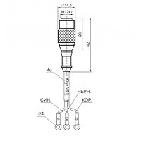 Соединитель к датчикам CS S19-1-4-T1-C