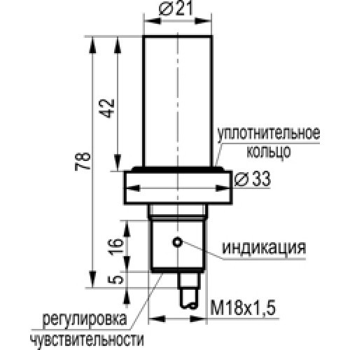 Ёмкостный датчик уровня CSN E53A5-32P-10-LZ-H - фото 2 - id-p173594624