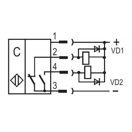 Ёмкостный датчик уровня CSN EC87P5-43N-20-LZS4 - фото 3 - id-p173594641