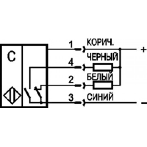 Ёмкостный датчик уровня CSN EC8A5-43N-20-LZS4-C - фото 3 - id-p173594649