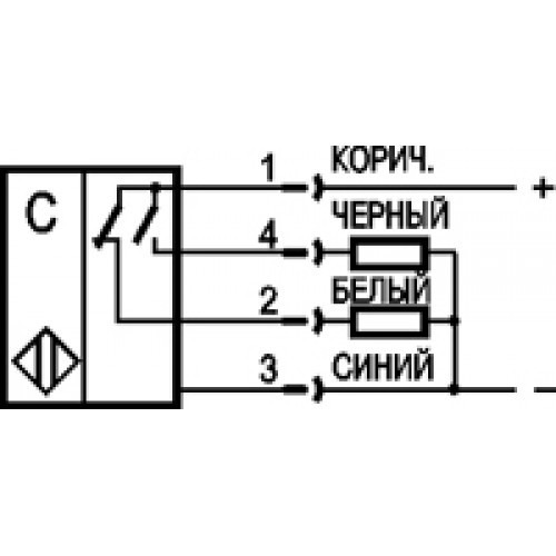 Ёмкостный датчик уровня CSN EC8A5-43P-20-LZS4-C - фото 3 - id-p173594652