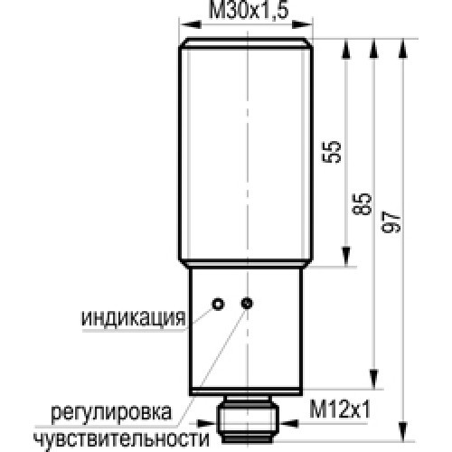 Ёмкостный датчик уровня CSB AC81A5-32P-10-LZS4 - фото 2 - id-p173594677