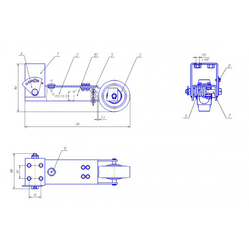 Устройство контроля скорости конвейерной ленты УКС2 - фото 2 - id-p173601892