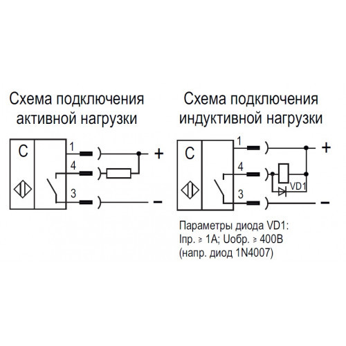 Емкостный датчик CSN EC46B8-31N-8-LZS4 - фото 3 - id-p173595021