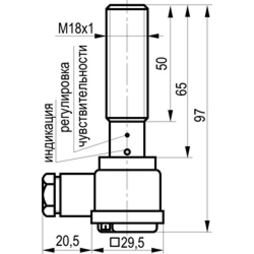 Емкостный датчик CSB AT41B5-31P-6-LZ - фото 3 - id-p173595038