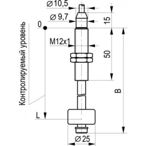 Магниточувствительный датчик уровня DUG2-25-1 - фото 3 - id-p173602053