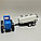 Синий трактор с прицепом, фото 4
