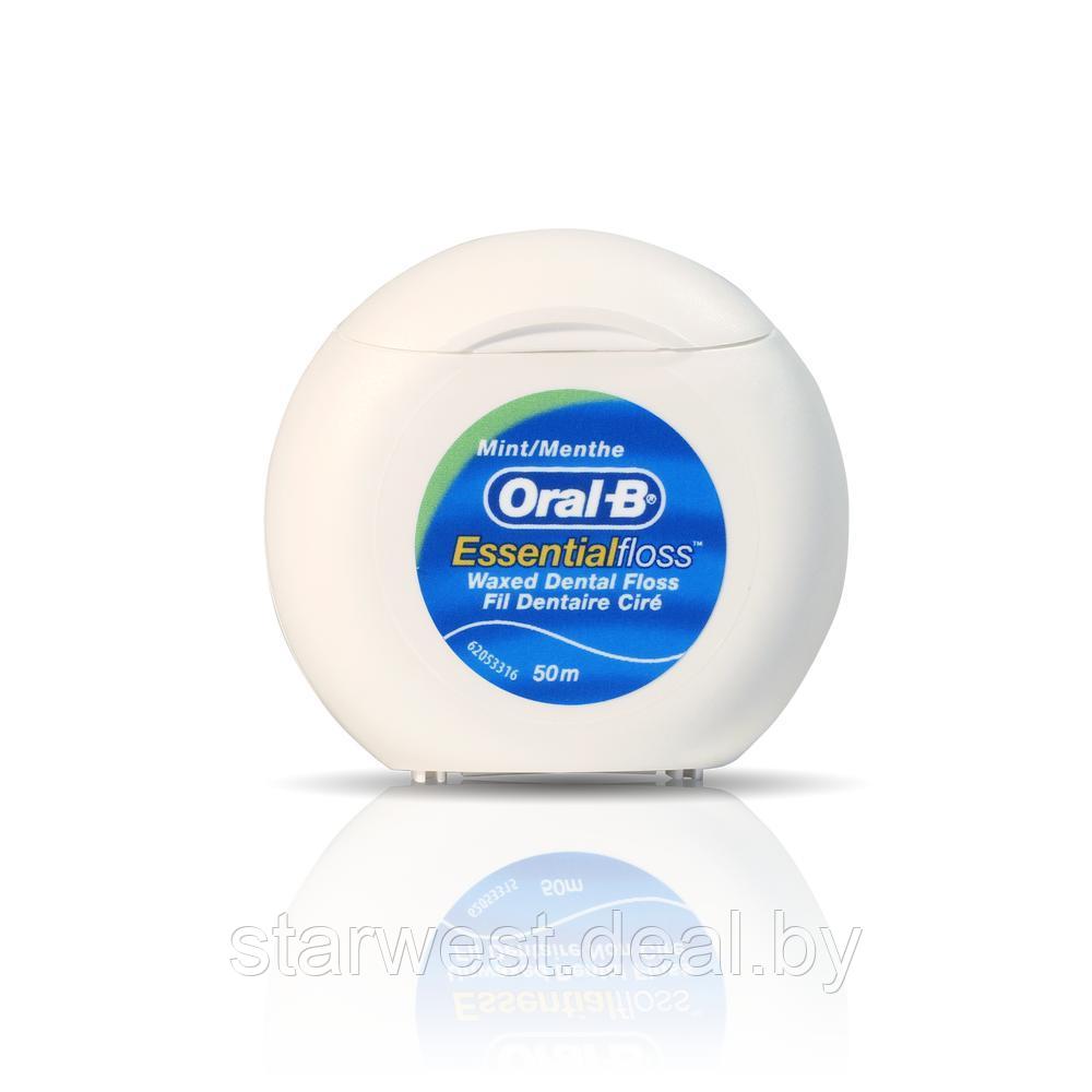 Oral-B Essential Floss Вощеная 50 м Зубная нить / нитка - фото 3 - id-p136552985