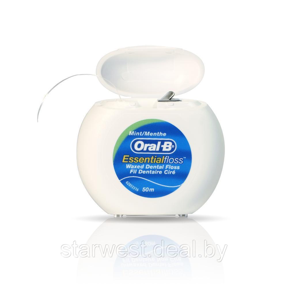 Oral-B Essential Floss Вощеная 50 м Зубная нить / нитка - фото 4 - id-p136552985