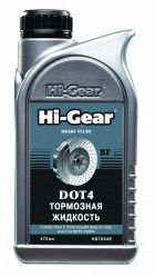 Тормозная жидкость Hi-Gear DOT 4 473ml (HG7044R)