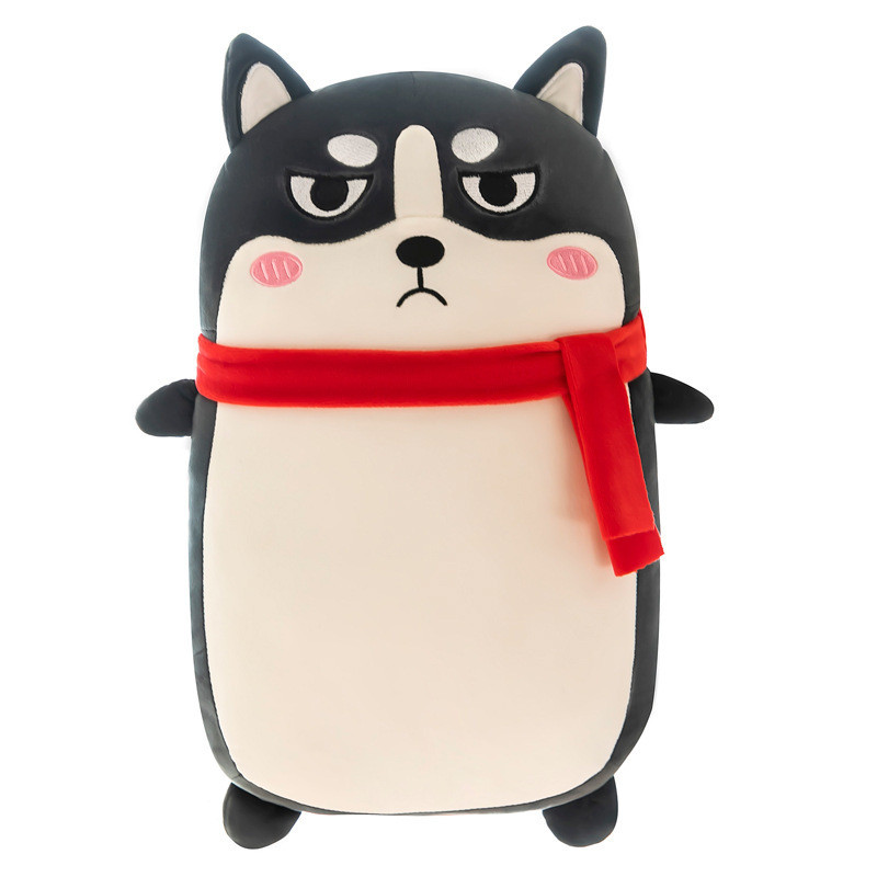 Игрушка Хаски с шарфом 45 см