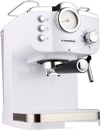 Рожковая помповая кофеварка MAUNFELD MF-735WH Pro, фото 2