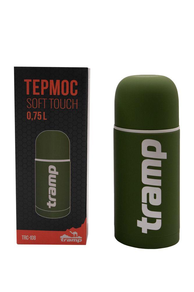 Термос Tramp Soft Touch 0,75 л (хаки) TRC-108х, фото 1