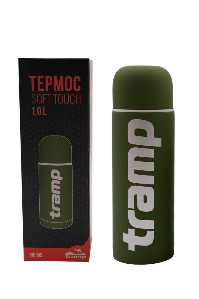 Термос Tramp Soft Touch 1,0 л (хаки) TRC-109х, фото 1
