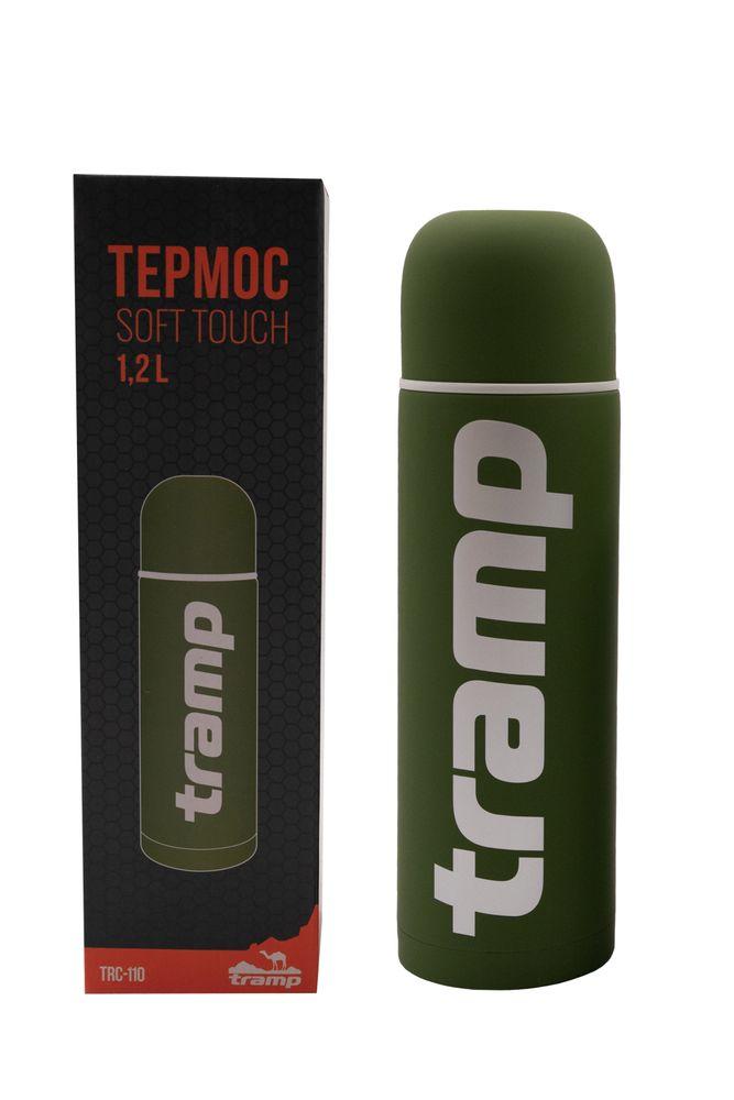 Термос Tramp Soft Touch 1,2 л (хаки) TRC-110х - фото 1 - id-p173662126