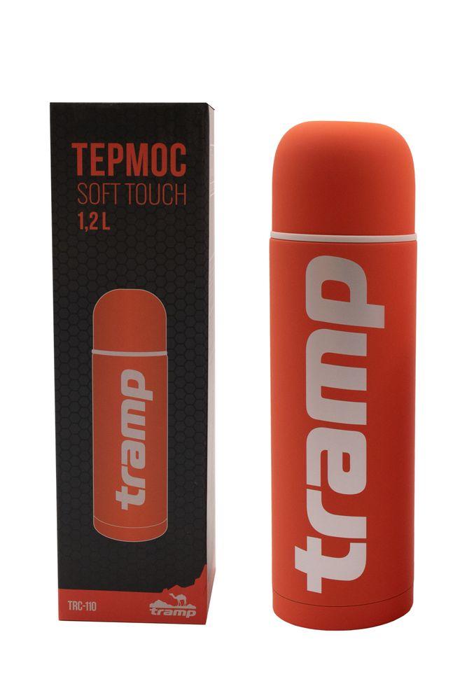 Термос Tramp Soft Touch 1,2 л (оранжевый) TRC-110ор - фото 1 - id-p173662128