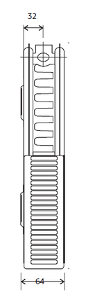 Радиатор KERMI Therm-X2 Profil-Kompakt FKO тип 12 300-600, фото 2