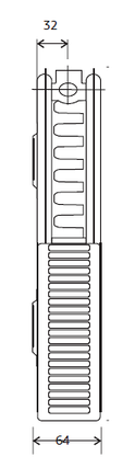Радиатор KERMI Therm-X2 Profil-Kompakt FKO тип 12 300-1100, фото 2