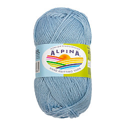 Пряжа Альпина Ариэль (Alpina Ariel) с пайетками цвет 10 св голубой
