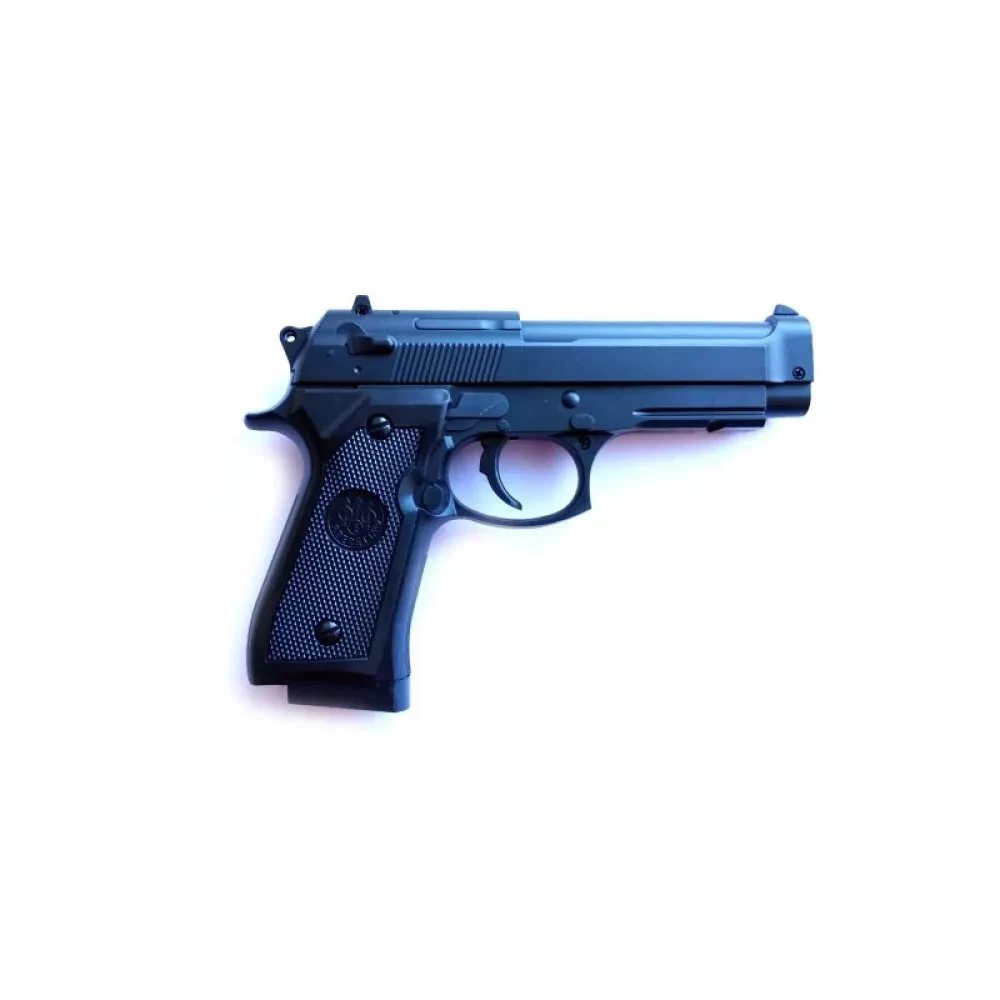 Пистолет игрушечный C.18 металл с пульками - фото 2 - id-p173668759