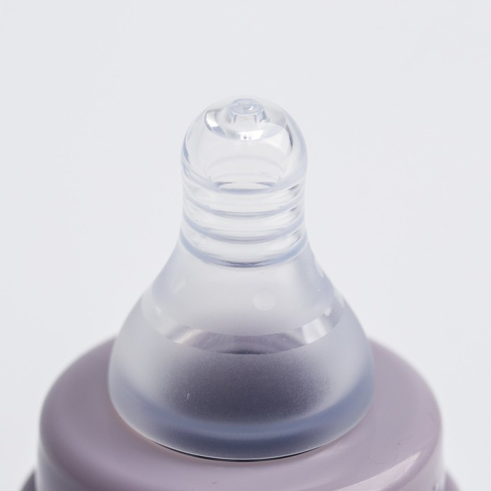 Бутылочка в силиконовом чехле, стекло, +3мес., 120мл., цвет МИКС для девочки - фото 6 - id-p173672137