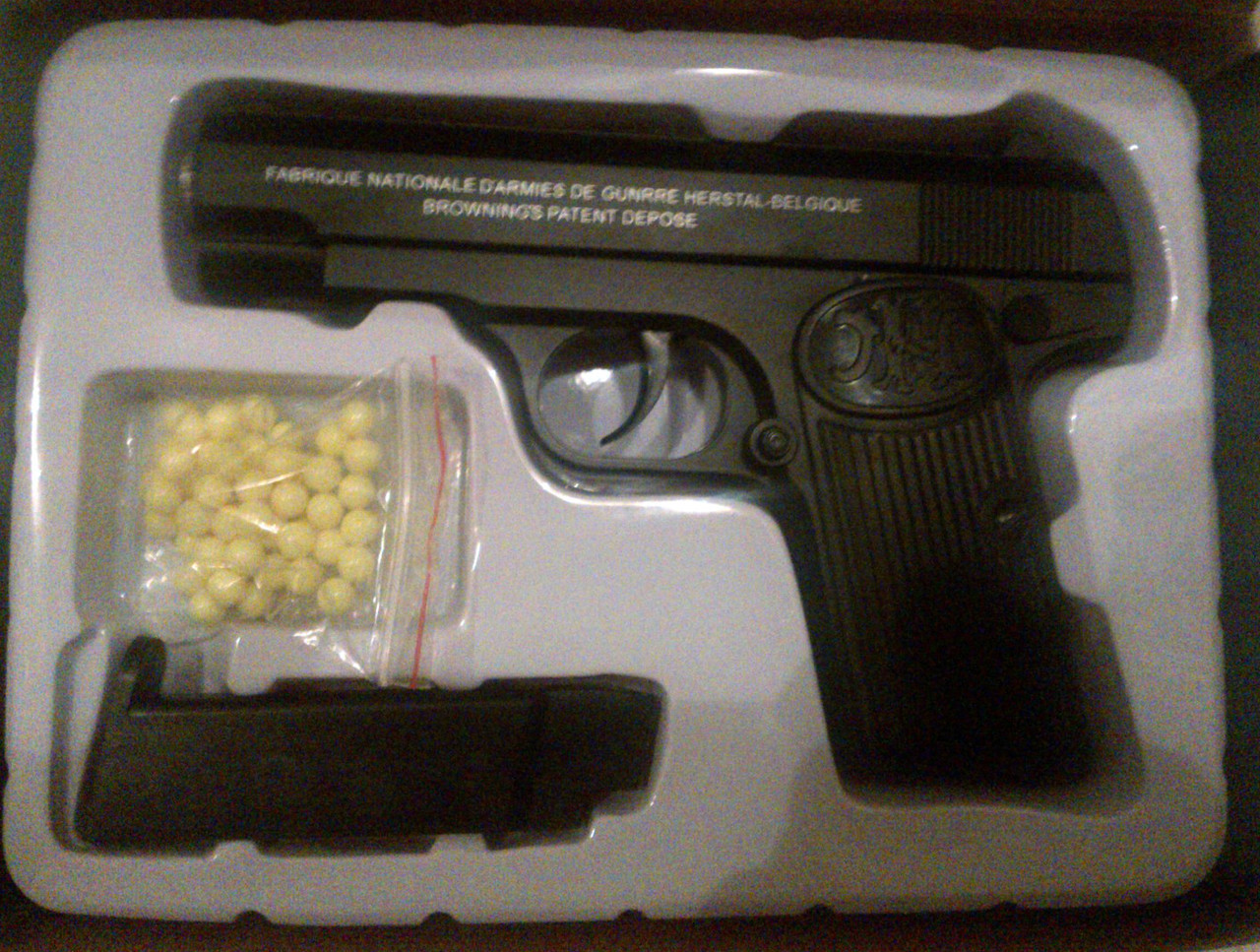 Пистолет игрушечный C.17 с пульками и съемным магазином - фото 2 - id-p173674742