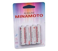 Батарейки MINAMOTO Alkaline LR6 (AA) 4BP (4 шт./упаковка)