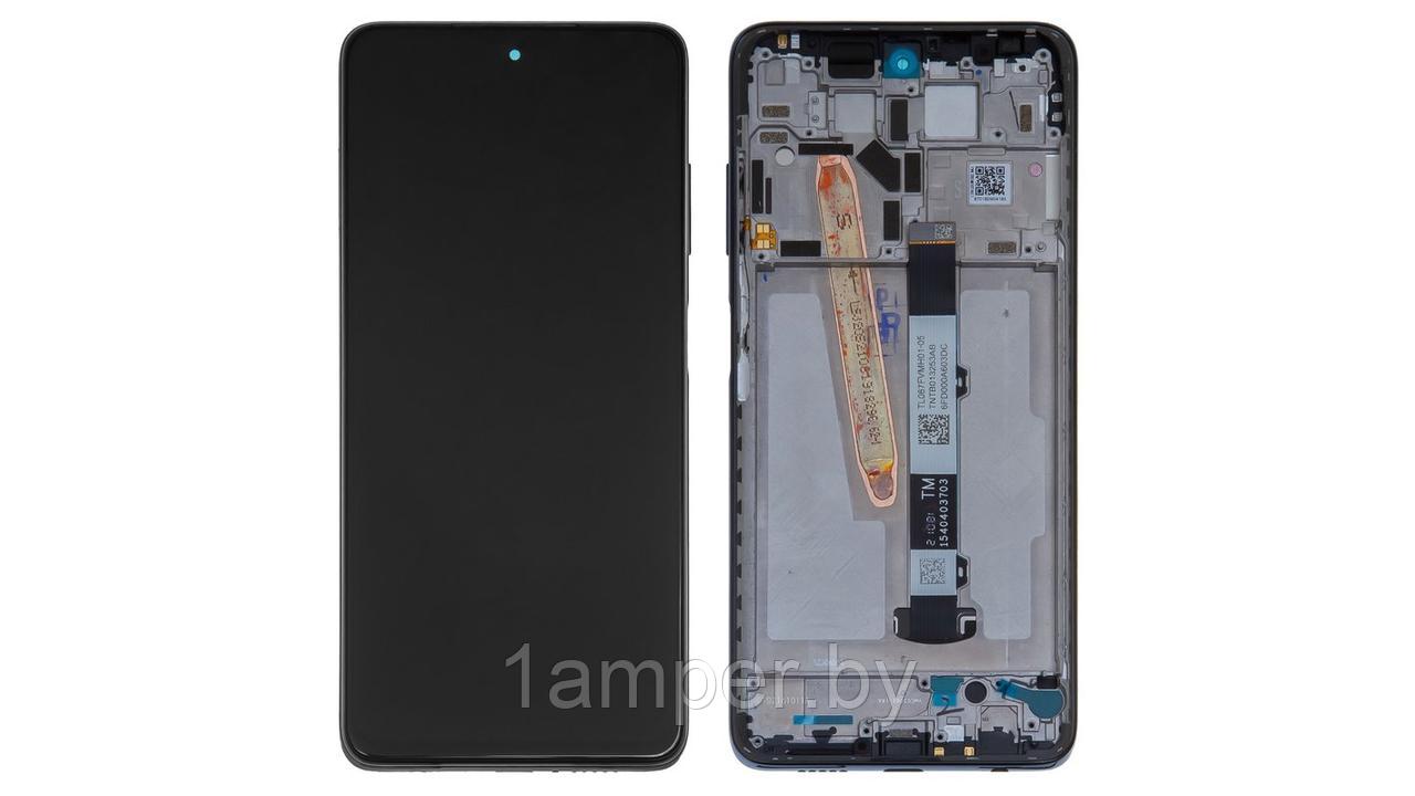 Дисплей Original для Xiaomi POCO X3/X3pro/POCO X3 NFC/Mi 10T Lite В сборе с тачскрином. С рамкой. Черный - фото 1 - id-p173676890