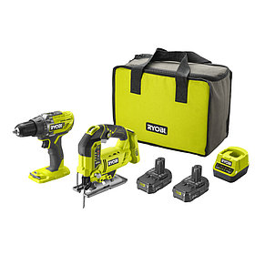 ONE + / Набор инструмента RYOBI R18DDJS-220S