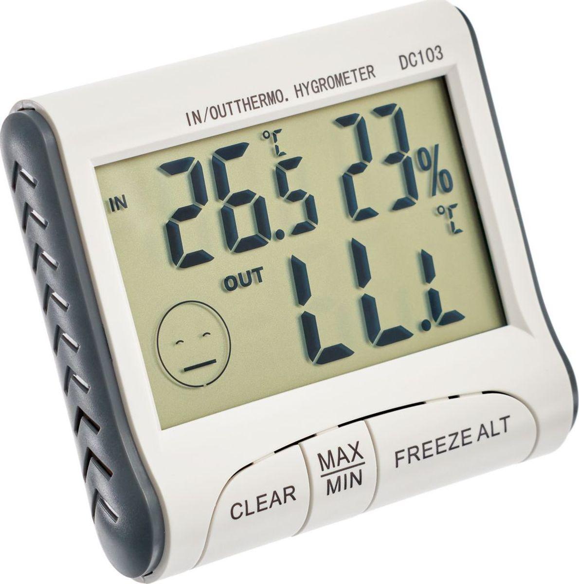 Термометр -метеостанция "PLAZA" для определения температуры и влажности воздуха в доме и за окном. - фото 3 - id-p173692821